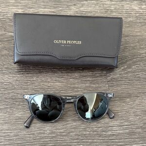 Oliver Peoples OV 5314SU OV5314SU Delray Sunglasses (Grey/Grey Goldtone)